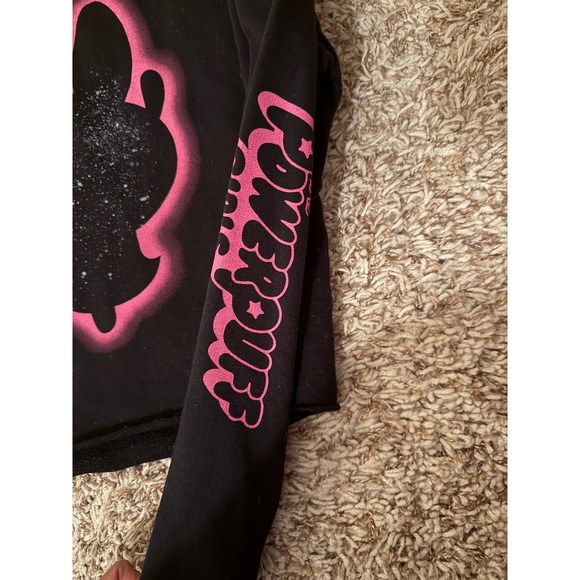 Pull&Bear Powerpuff Girls Cropped Sweatshirt Graphic Bunny Black - Picture 4 of 4